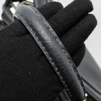 FENDI MEDIUM PEEKABOO BAG SELLERIA LEATHER BLACK SHW
