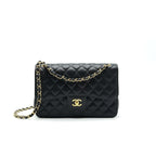 CHANEL CLASSIC JUMBO DOUBLE FLAP BAG BLACK CAVIER GHW