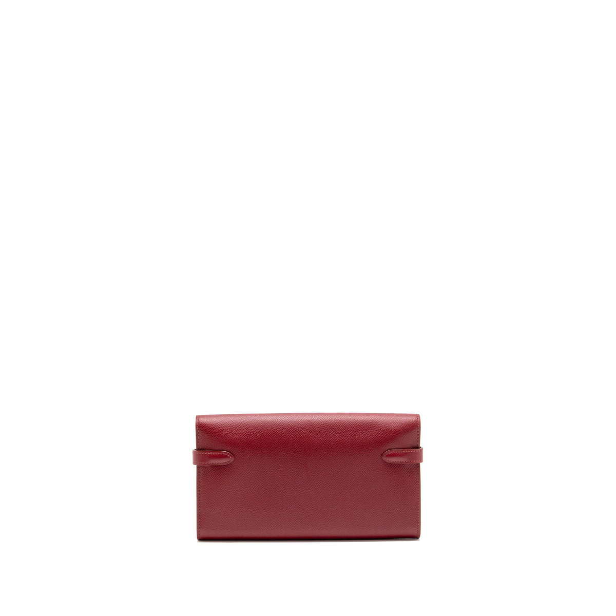 Hermes Kelly Long Wallet Epsom Rubis SHW