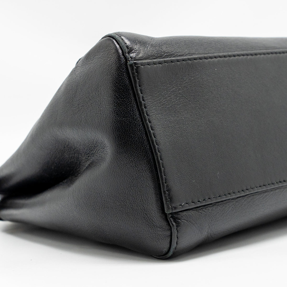 FENDI MINI PEEKABOO LAMBSKIN BLACK GHW