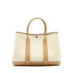Hermes Garden Party 30 Biscuit Canvas SHW