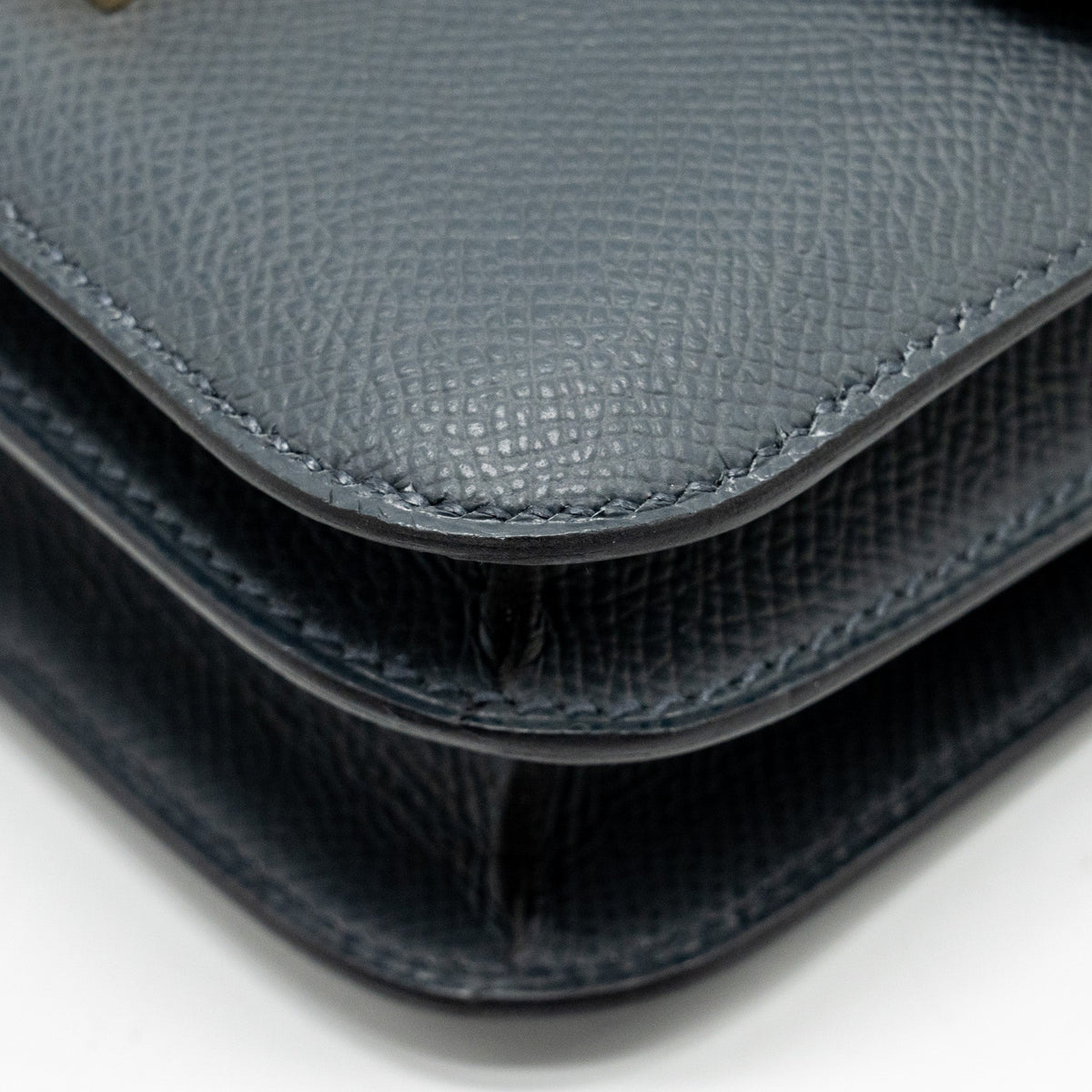 Hermes Mini Constance Epsom Gris Misty GHW