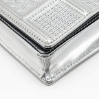 DIOR DIORAMA WALLET ON CHAIN CALFSKIN SILVER SHW