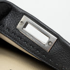 FENDI MEDIUM PEEKABOO BAG SELLERIA LEATHER BLACK SHW