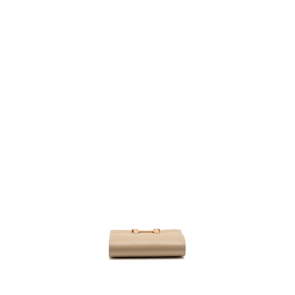Hermes Constance Compact Wallet Epsom Trench / Naturel Sable RGHW