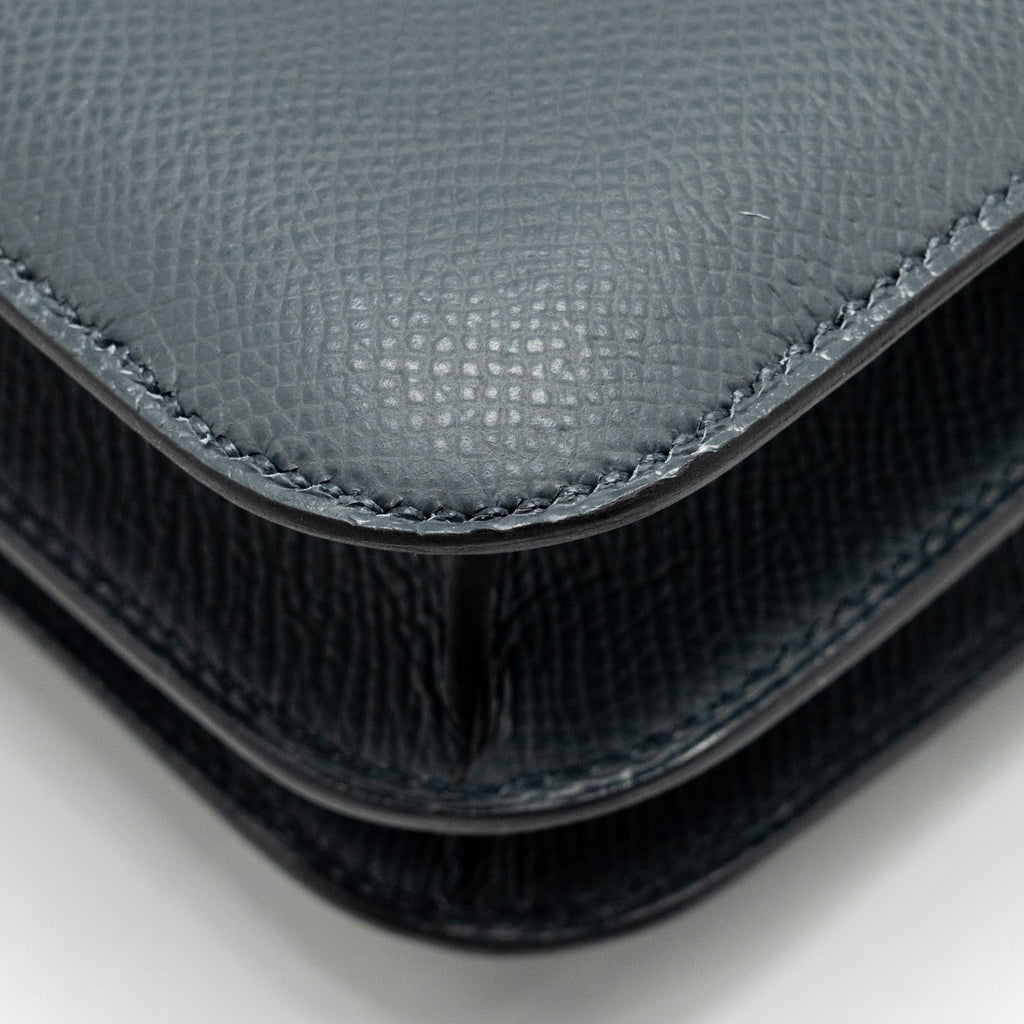 Hermes Mini Constance Epsom Gris Misty GHW