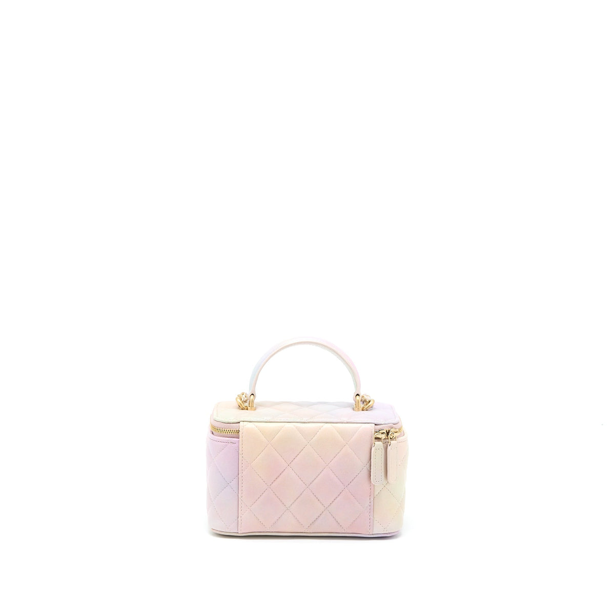 CHANEL 22P TOP HANDLE LONG VANITY CASE LAMBSKIN MULTICOLOUR GHW