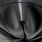 CHANEL SMALL 22 BAG SHINY CALFSKIN BLACK GHW(MICROCHIP)
