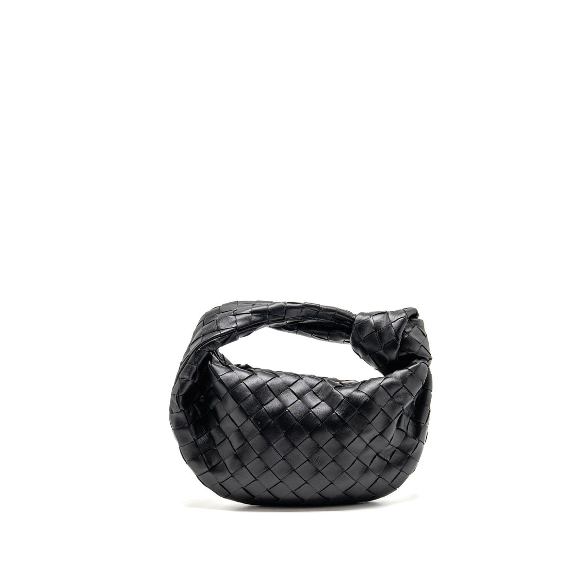 Bottega veneta mini Jodie intrecciato leather black SHW