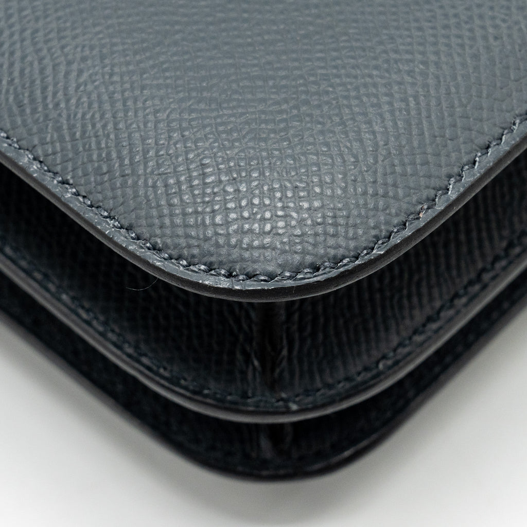 Hermes Mini Constance Epsom Gris Misty GHW