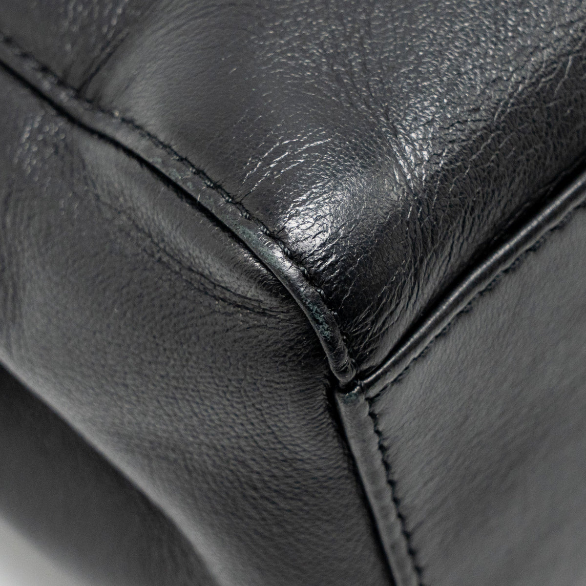 FENDI MINI PEEKABOO LAMBSKIN BLACK GHW