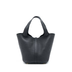 Hermes Picotin 22 Lock Bag Clemence Black GHW