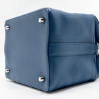 Hermes Toolbox 20 Evercolor Blue / Light Grey SHW