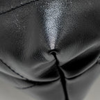 CHANEL SMALL 22 BAG SHINY CALFSKIN BLACK GHW(MICROCHIP)