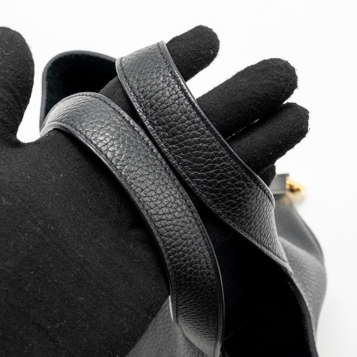 HERMES Picotin 18 Lock Bag Clemence Black GHW