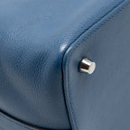 Hermes Toolbox 20 Evercolor Blue / Light Grey SHW