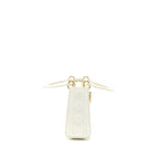 DIOR SMALL LADY DIOR LAMBSKIN WHITE LGHW