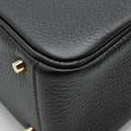 HERMES MINI LINDY II CLEMENCE BLACK GHW