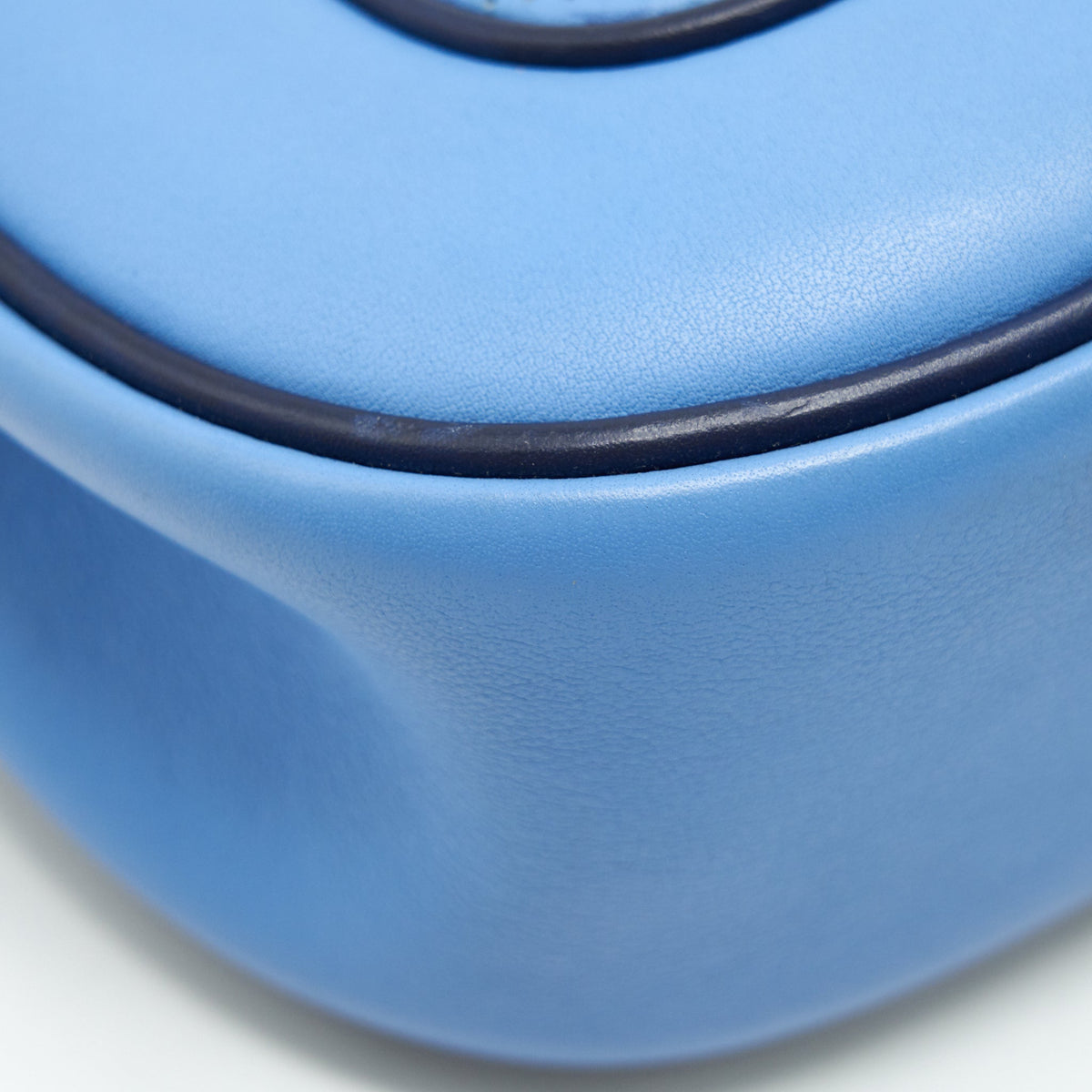 Hermes Berlin Mini Swift Blue SHW