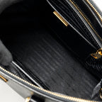 PRADA LARGE SAFFIANO TOTE BAG LEATHER BLACK GHW