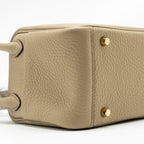 HERMES MINI LINDY II CLEMENCE 8Q BEIGE MARFA GHW