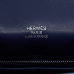 Hermes Berlin Mini Swift Blue SHW