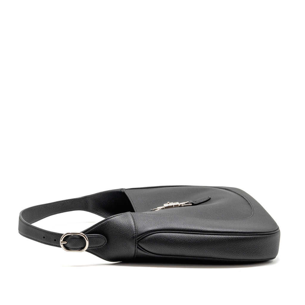 Gucci Jackie 1961 Large Bag Grained Calfskin Black SHW