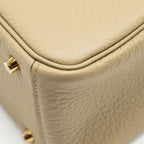 HERMES MINI LINDY II CLEMENCE 8Q BEIGE MARFA GHW