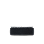 CHANEL CLASSIC JUMBO DOUBLE FLAP BAG CAVIAR BLACK SHW