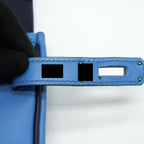 Hermes Berlin Mini Swift Blue SHW