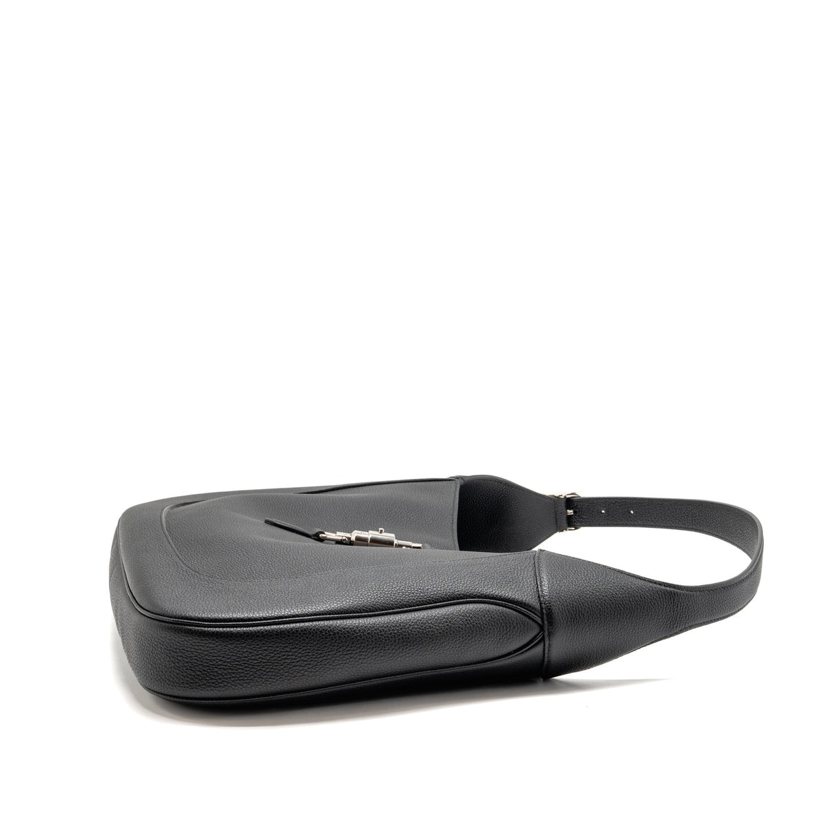 Gucci Jackie 1961 Large Bag Grained Calfskin Black SHW