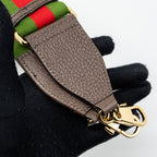 GUCCI MINI JUMBO GG TOTE BAG CANVAS / LEATHER CAMEL / EBONY GHW