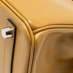 Hermes Birkin 25 Tadelakt Leather Poussiere SHW