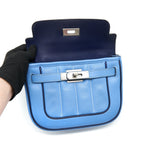 Hermes Berlin Mini Swift Blue SHW