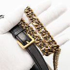 DIOR MEDIUM STUDDED DIORAMA LAMBSKIN BLACK GHW