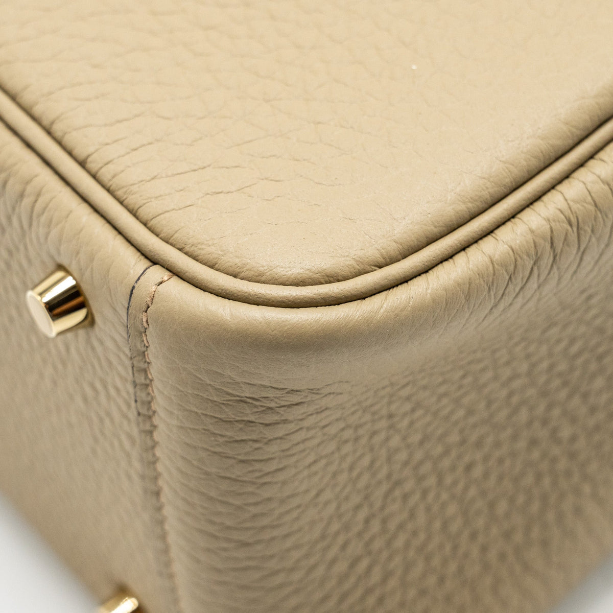 HERMES MINI LINDY II CLEMENCE 8Q BEIGE MARFA GHW