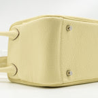 Hermes Mini Lindy II Clemence Jaune Milton SHW