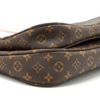LOUIS VUITTON MULTI POCHETTE ACCESSORIES MONOGRAM CANVAS WITH ROSE CLAIR STRAP GHW
