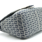 FENDI VINTAGE BAGUETTE SHOULD BAG FABRIC BLACK/GREY SHW