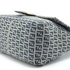 FENDI VINTAGE BAGUETTE SHOULD BAG FABRIC BLACK/GREY SHW
