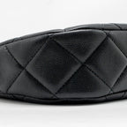 Chanel quilted hobo shoulder bag caviar black GHW (microchip)