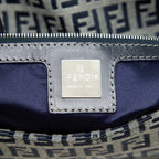 FENDI VINTAGE BAGUETTE SHOULD BAG FABRIC BLACK/GREY SHW