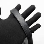 DIOR SADDLE BAG WITH STRAP GRAINED CALFSKIN BLACK GHW
