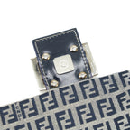 FENDI VINTAGE BAGUETTE SHOULD BAG FABRIC BLACK/GREY SHW