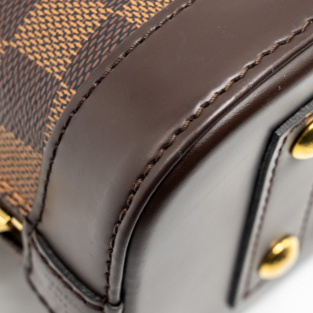 LOUIS VUITTON ALMA BB DAMIER EBENE CANVAS GHW