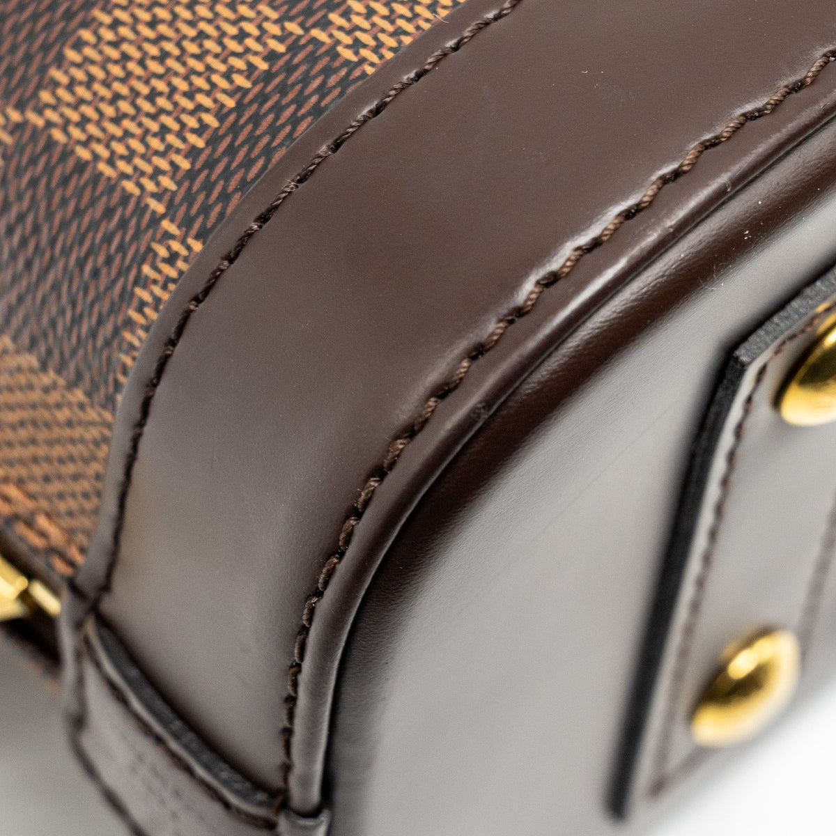 LOUIS VUITTON ALMA BB DAMIER EBENE CANVAS GHW