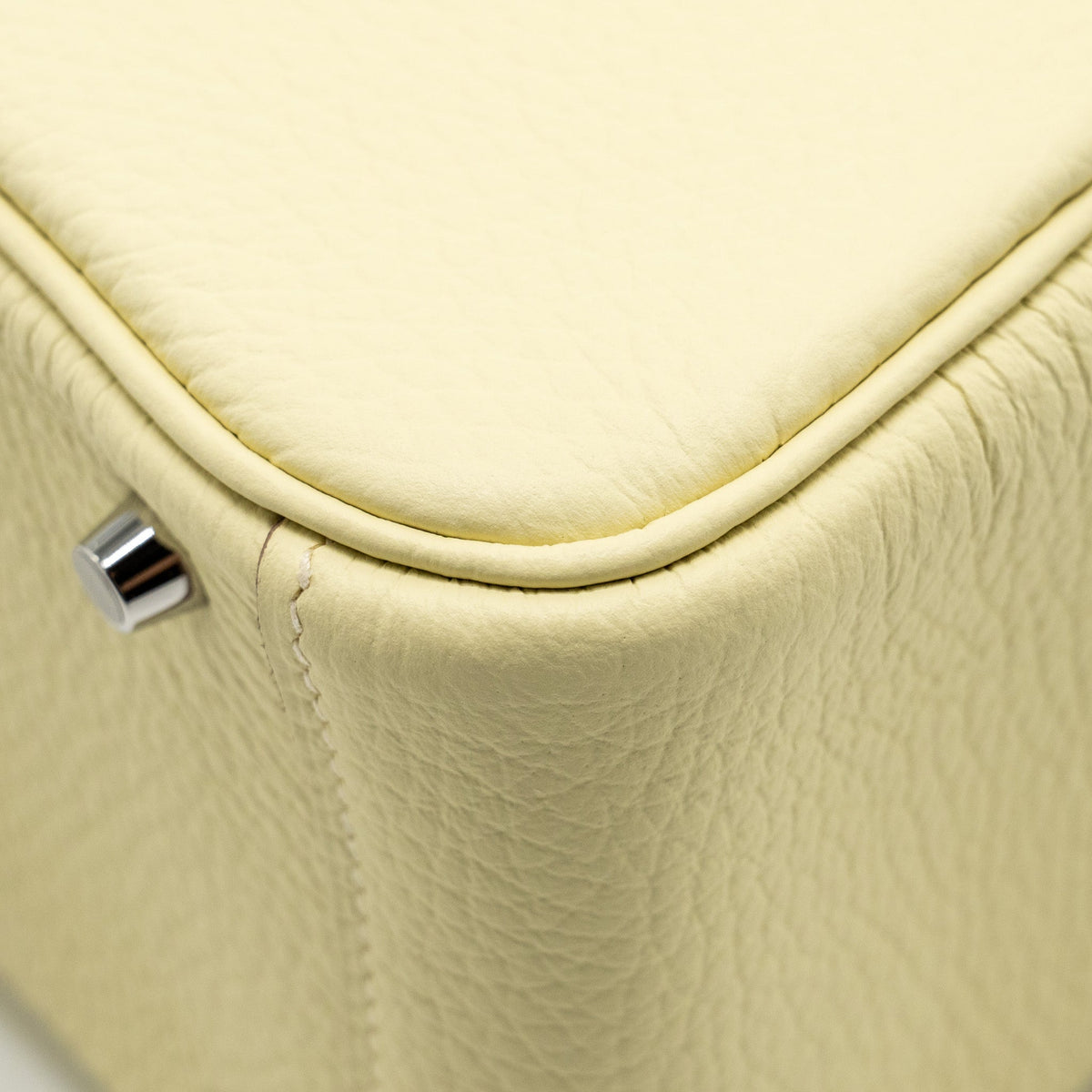 Hermes Mini Lindy II Clemence Jaune Milton SHW