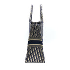 DIOR LARGE BOOK TOTE BLUE BLUE OBLIQUE JACQUARD