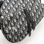 DIOR HOMME SADDLE BAG OBLIQUE JACQUARD MULTICOLOURED HARDWARE
