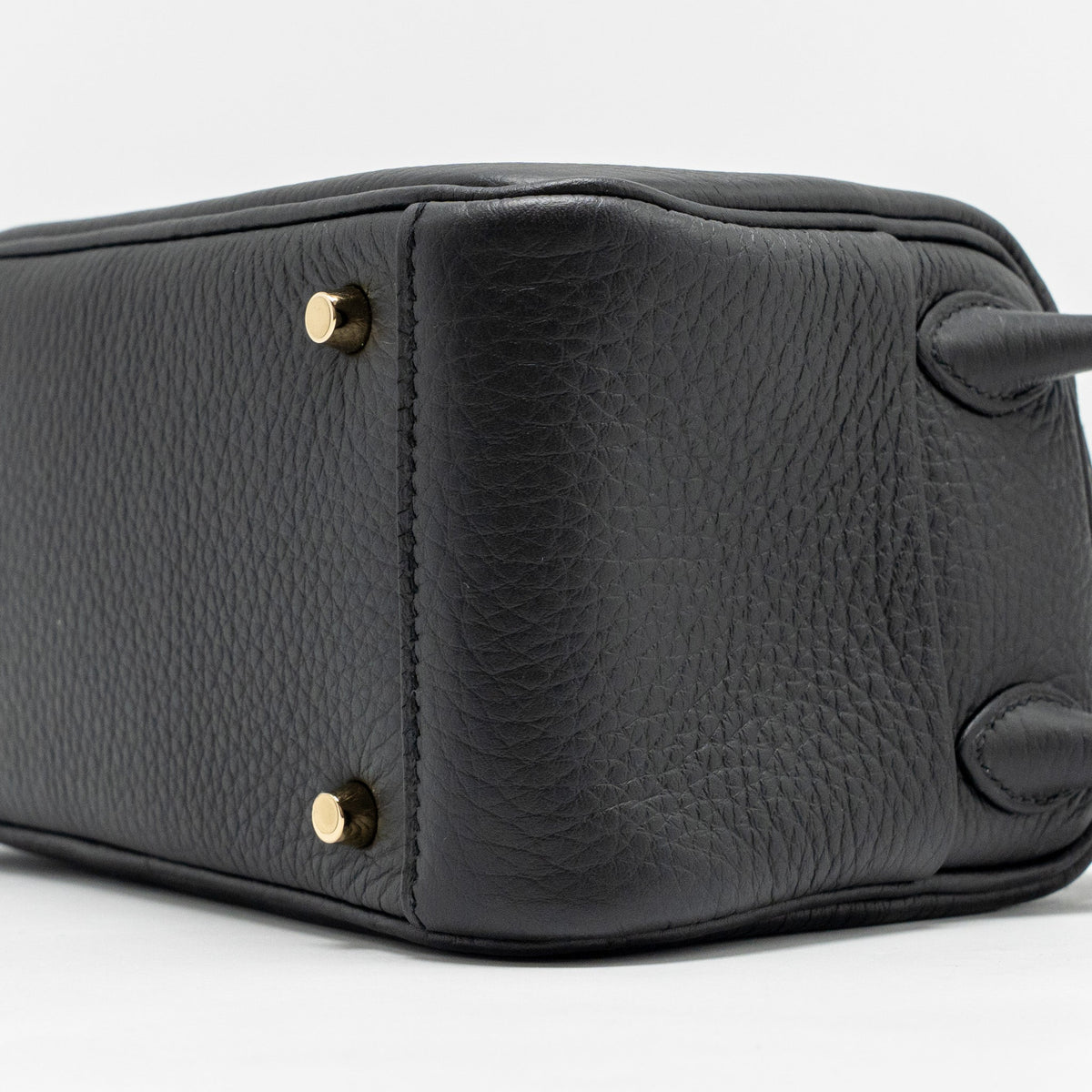 HERMES MINI LINDY II CLEMENCE BLACK GHW